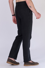 Monture Herringbone Italian Linen Trousers - Men