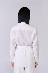 Monture Belted Hemp Shirt - Women