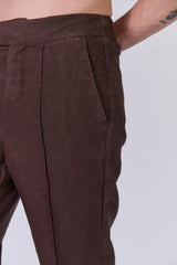 Monture Milano Linen Trousers - Men