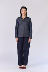 Monture Heritage Linen Denim Shirt - Women
