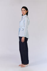 Monture Belted Hemp Shirt - Women