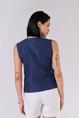 Monture Milano Linen Waistcoat - Women
