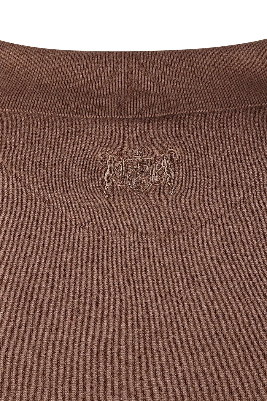 Monture Signature Blend Polo for men in sandstone brown — image 2