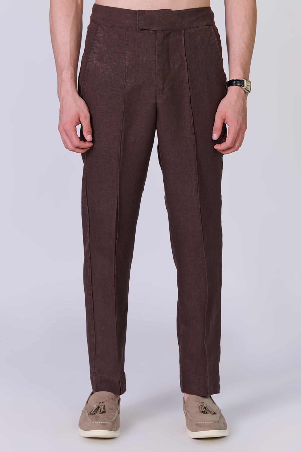 Monture Milano Linen Trousers - Men