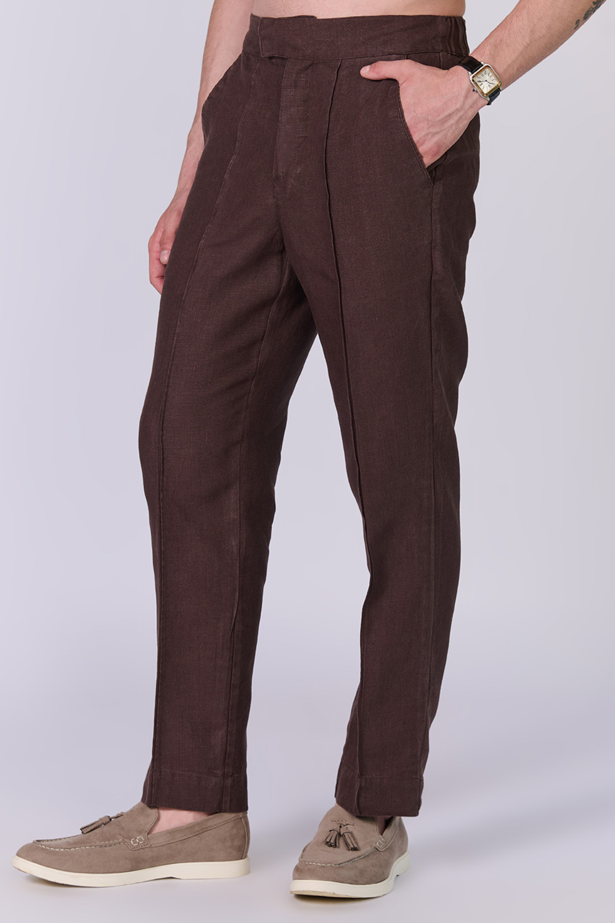 Monture Milano Linen Trousers - Men