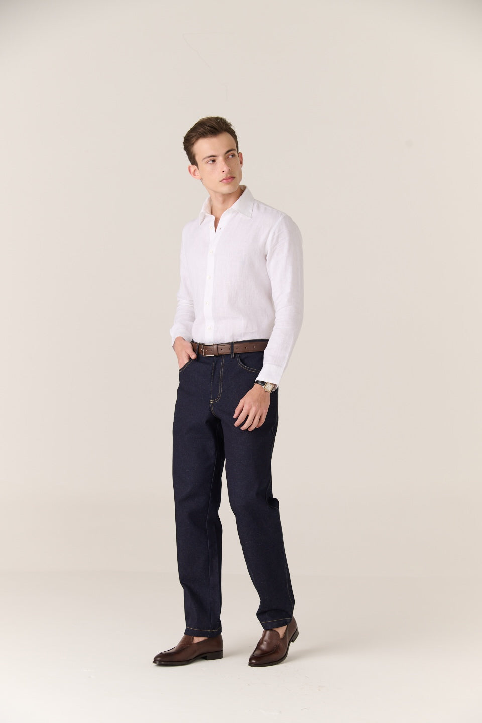 Linen Denim Classic indigo