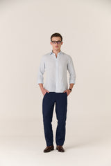Linen Shirt Clear Sky