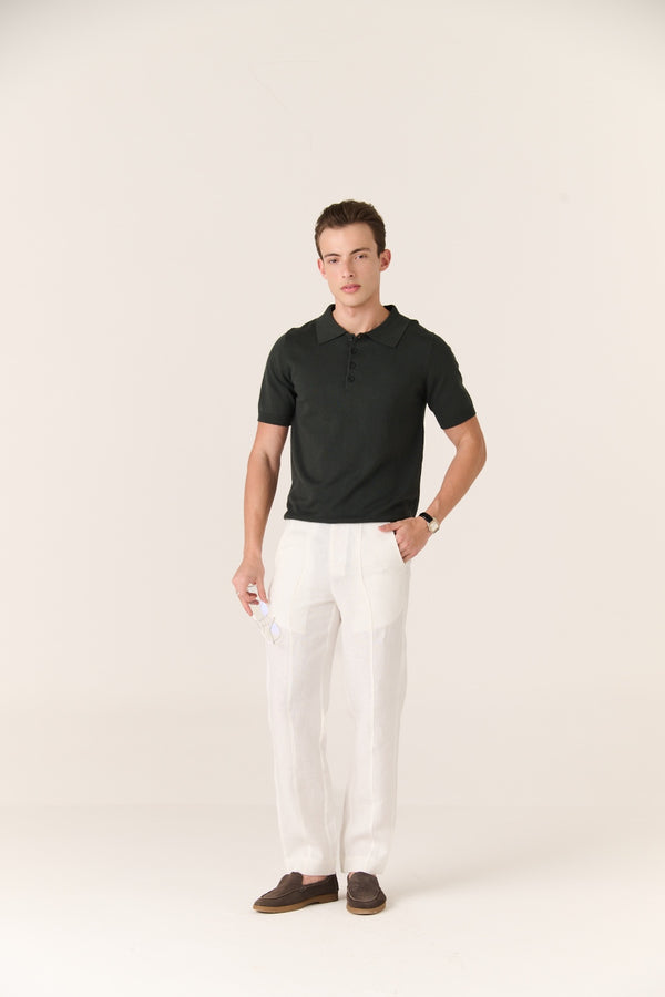 Monture Milano Linen Trousers - Men