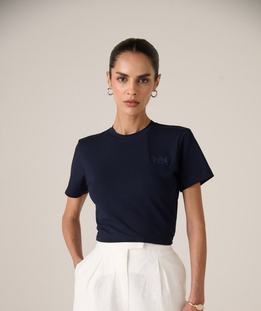 Riviera Tee - Women Midnight Blue