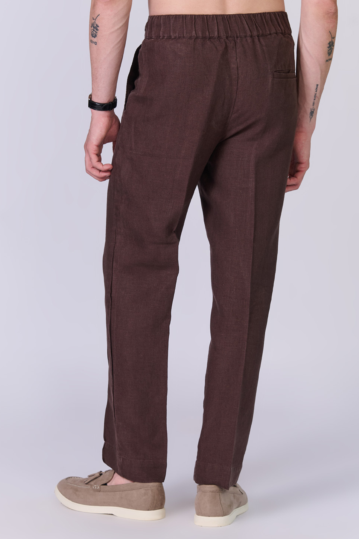 Monture Milano Linen Trousers - Men