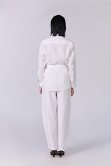 Monture Belted Hemp Shirt - Women