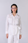 Belted Hemp Shirt - Women