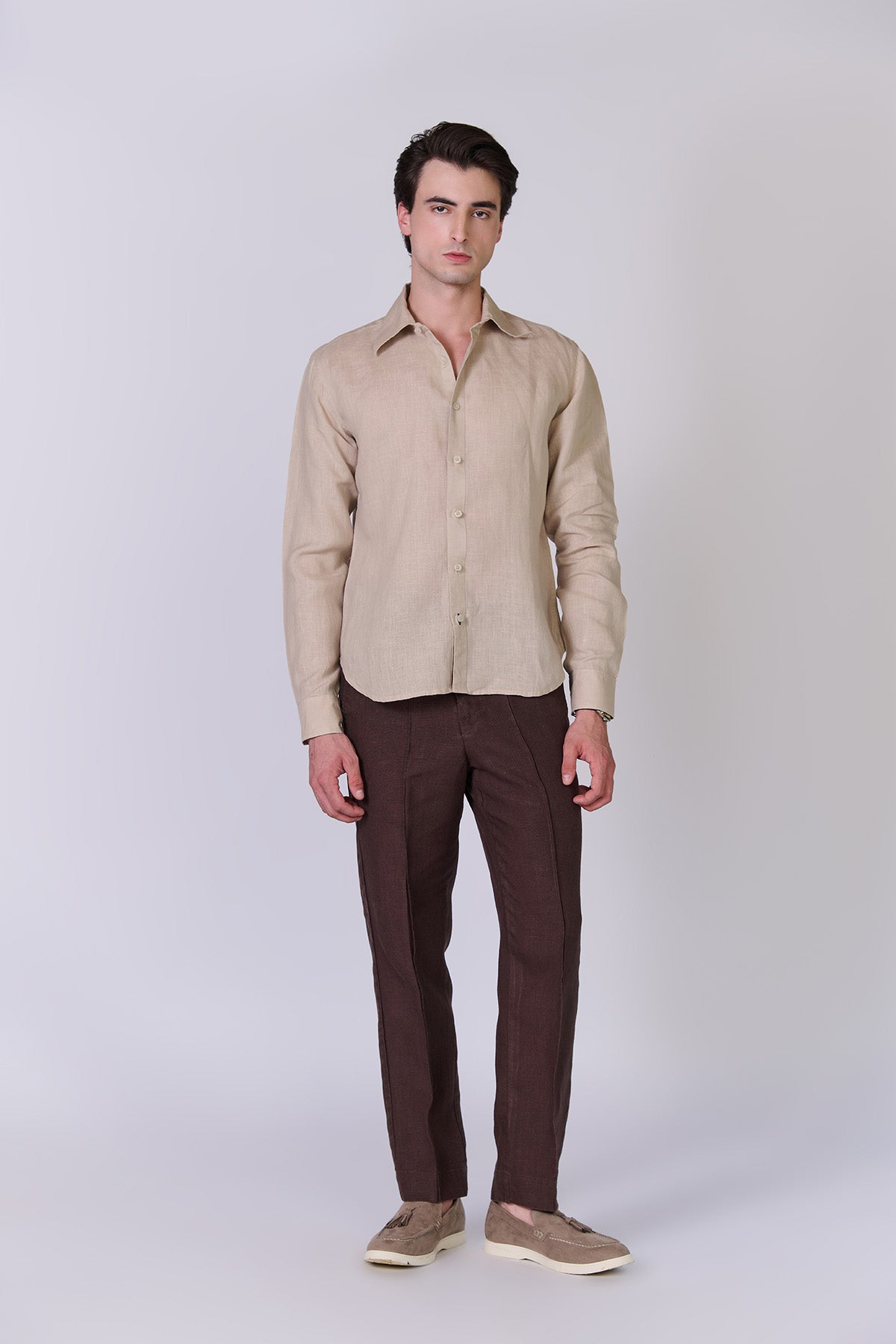 Monture Riviera Linen Shirt - Men