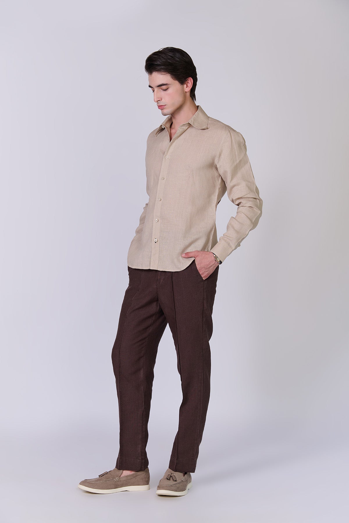 Monture Riviera Linen Shirt - Men