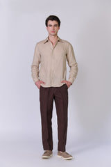 Monture Milano Linen Trousers - Men