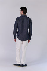 Monture Heritage Linen Denim Shirt - Men