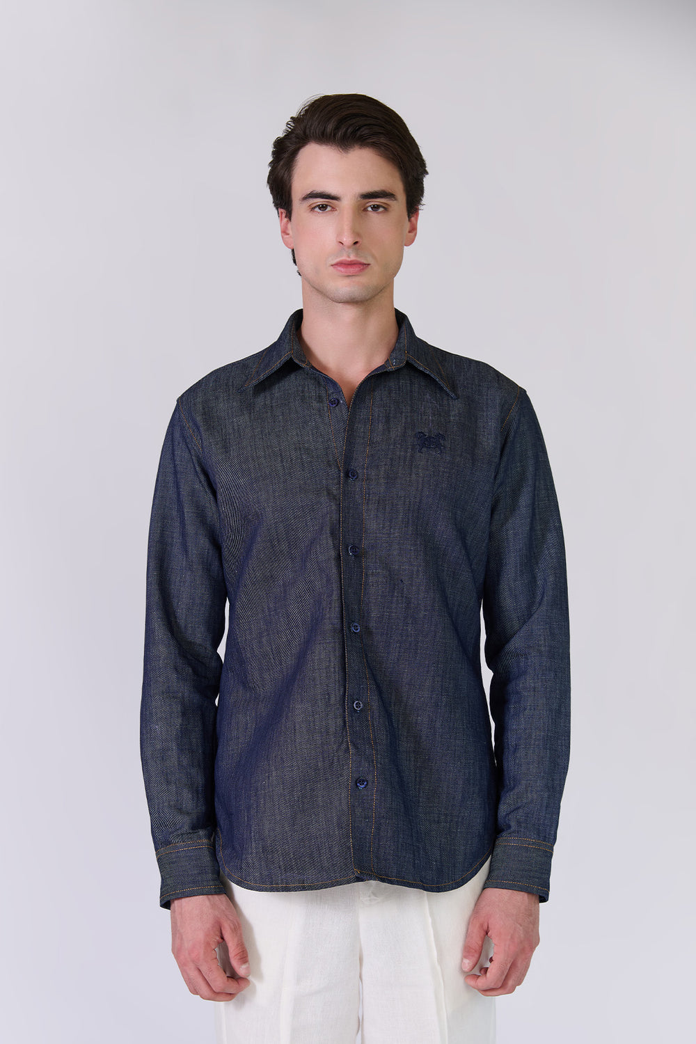 Heritage Linen Denim Shirt - Men