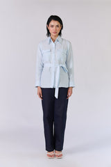 Monture Belted Hemp Shirt - Women