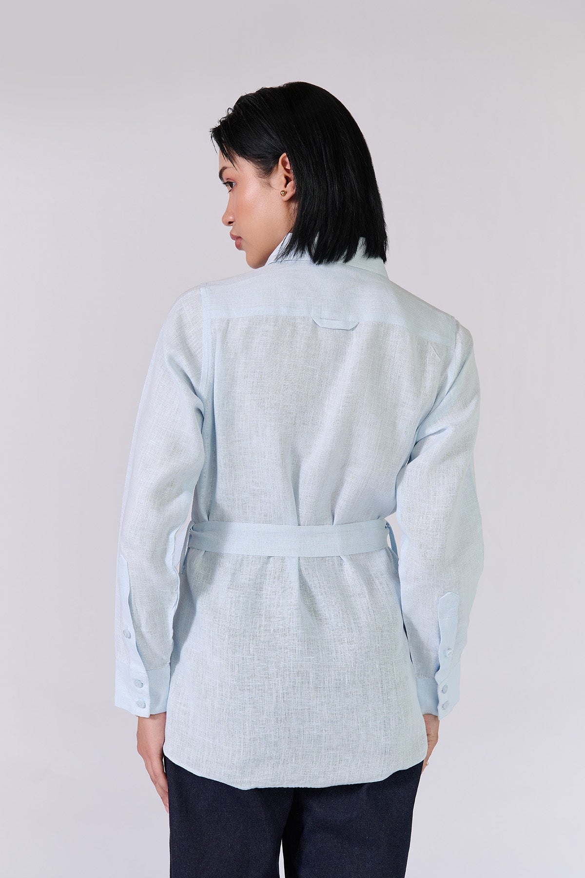 Monture Belted Hemp Shirt - Women