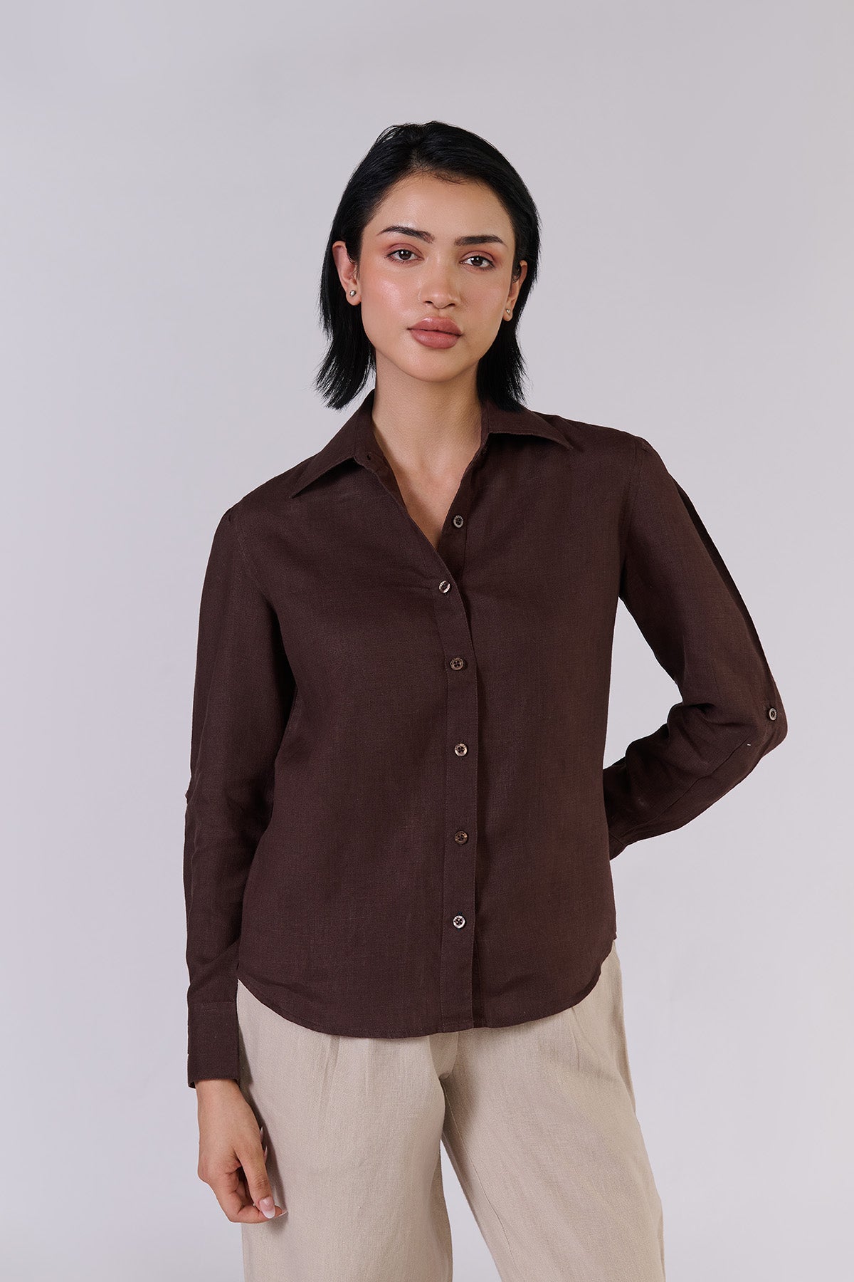 Monture Riviera Linen Shirt - Women