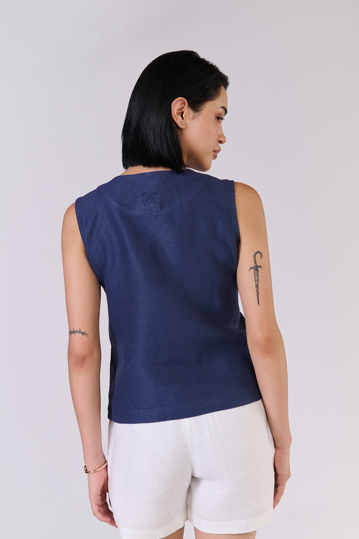 Monture Milano Linen Waistcoat - Women