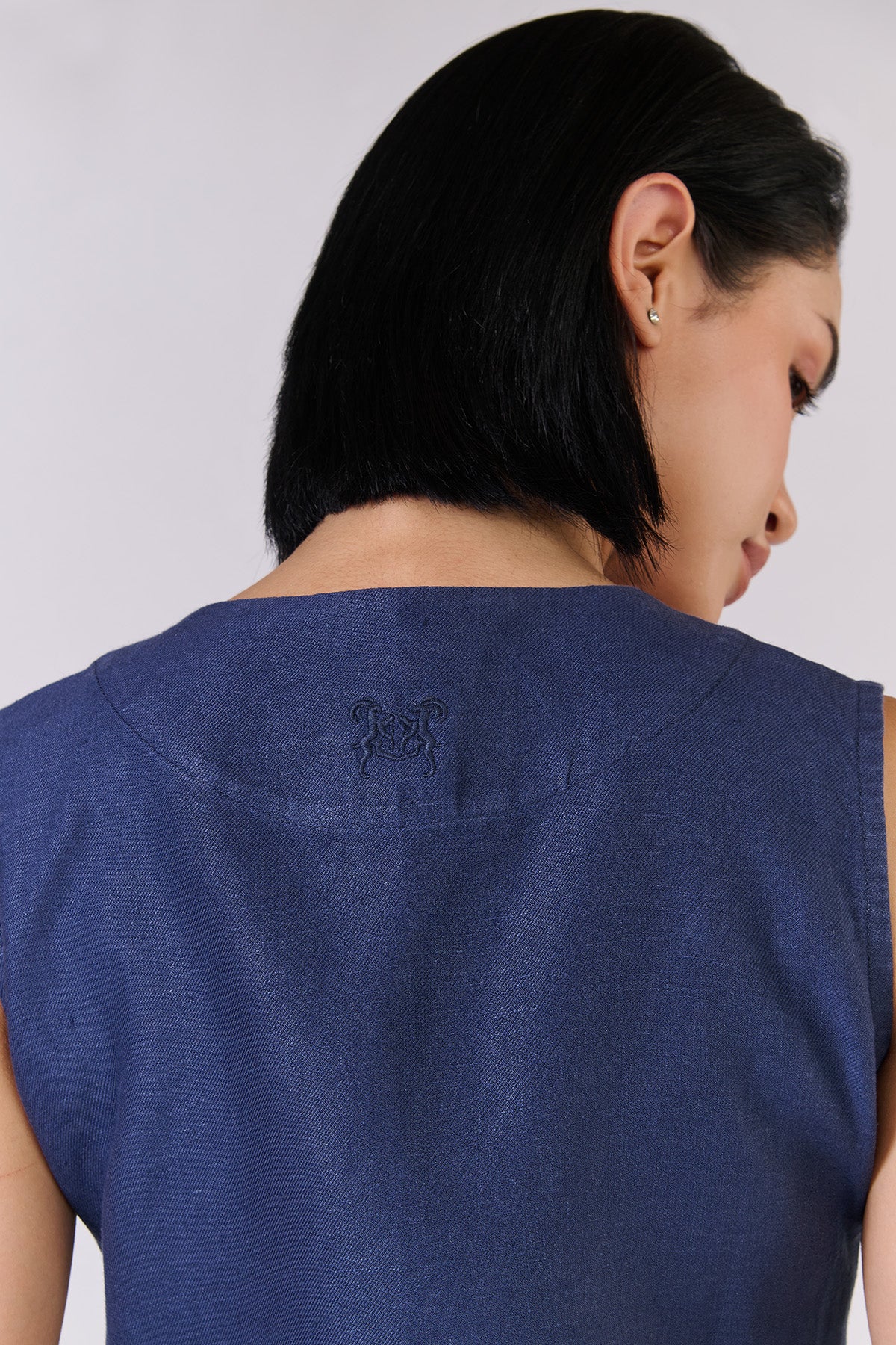 Monture Milano Linen Waistcoat - Women