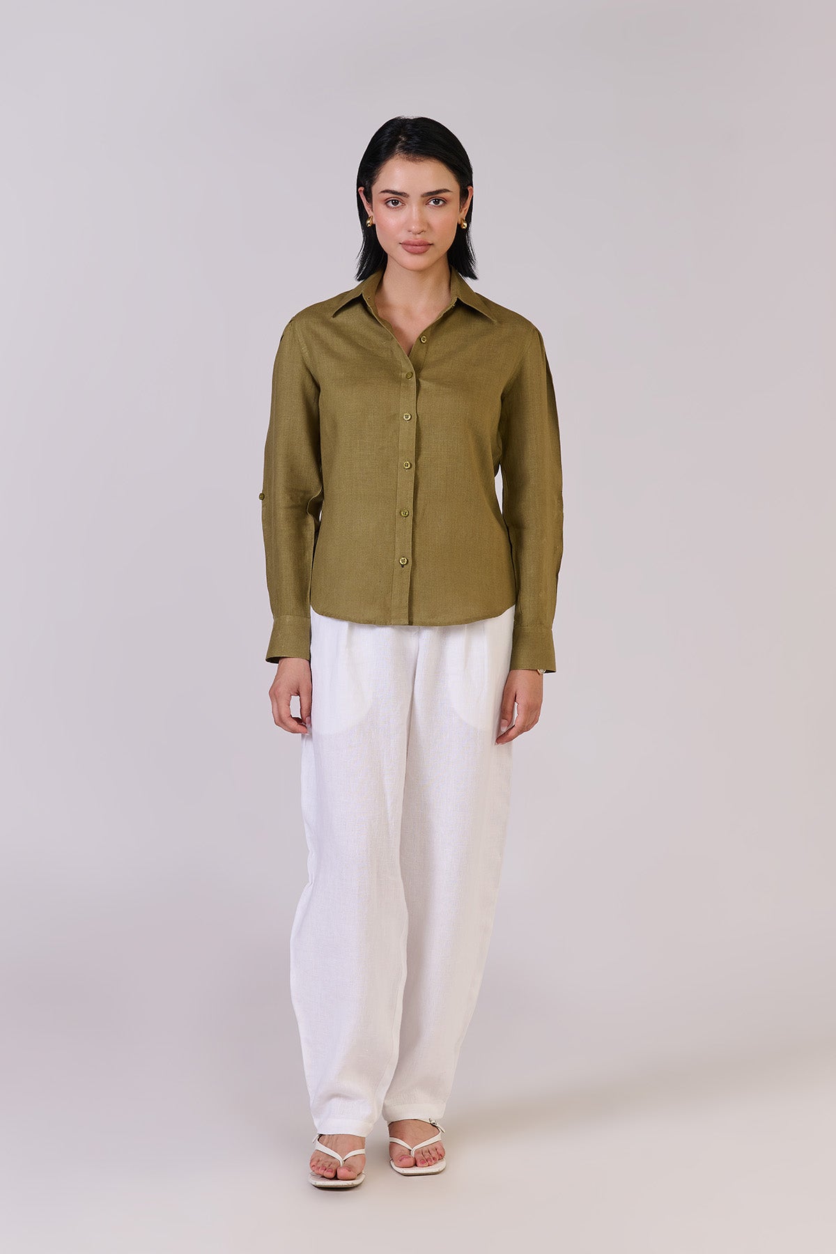 Monture Riviera Linen Shirt - Women