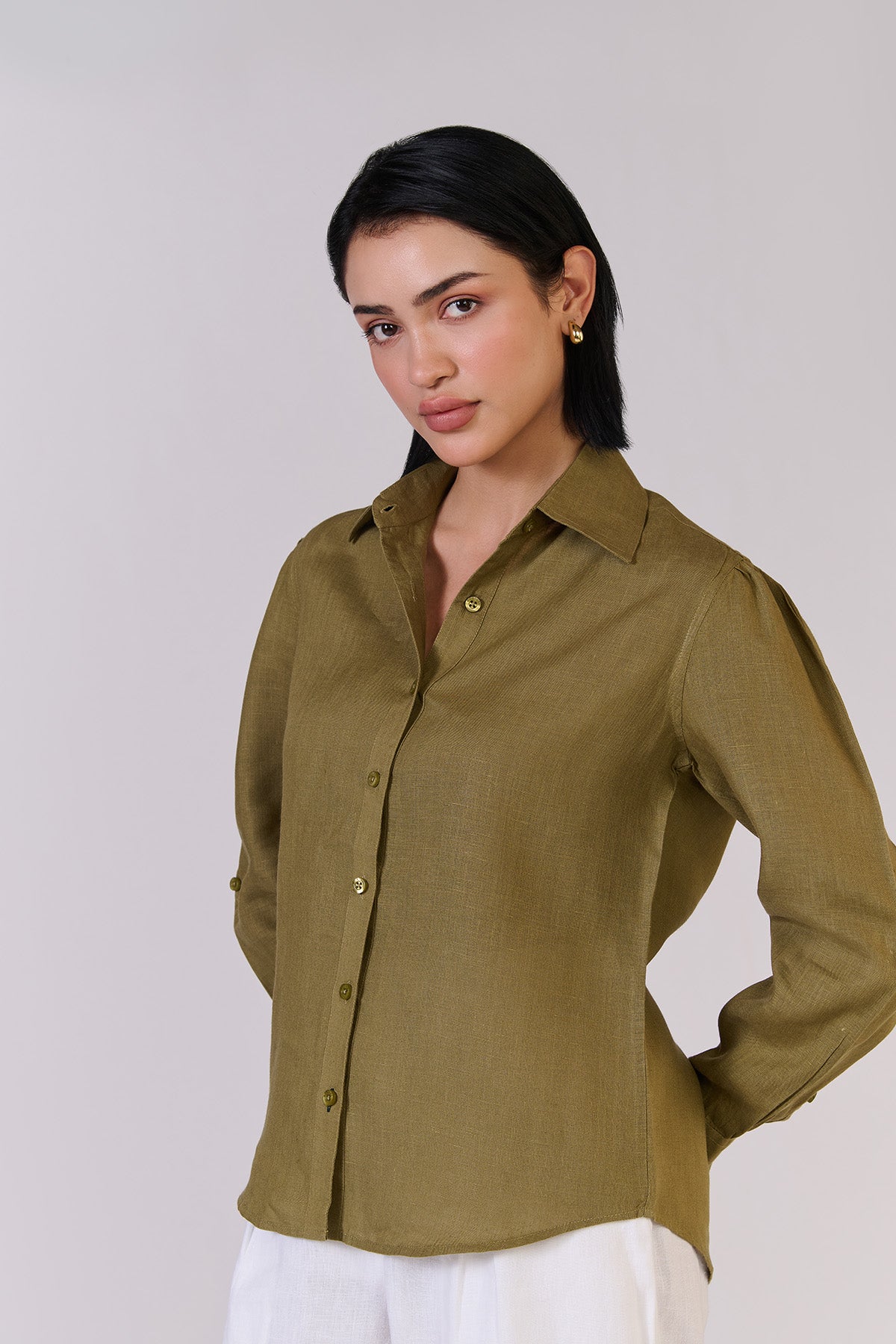 Monture Riviera Linen Shirt - Women