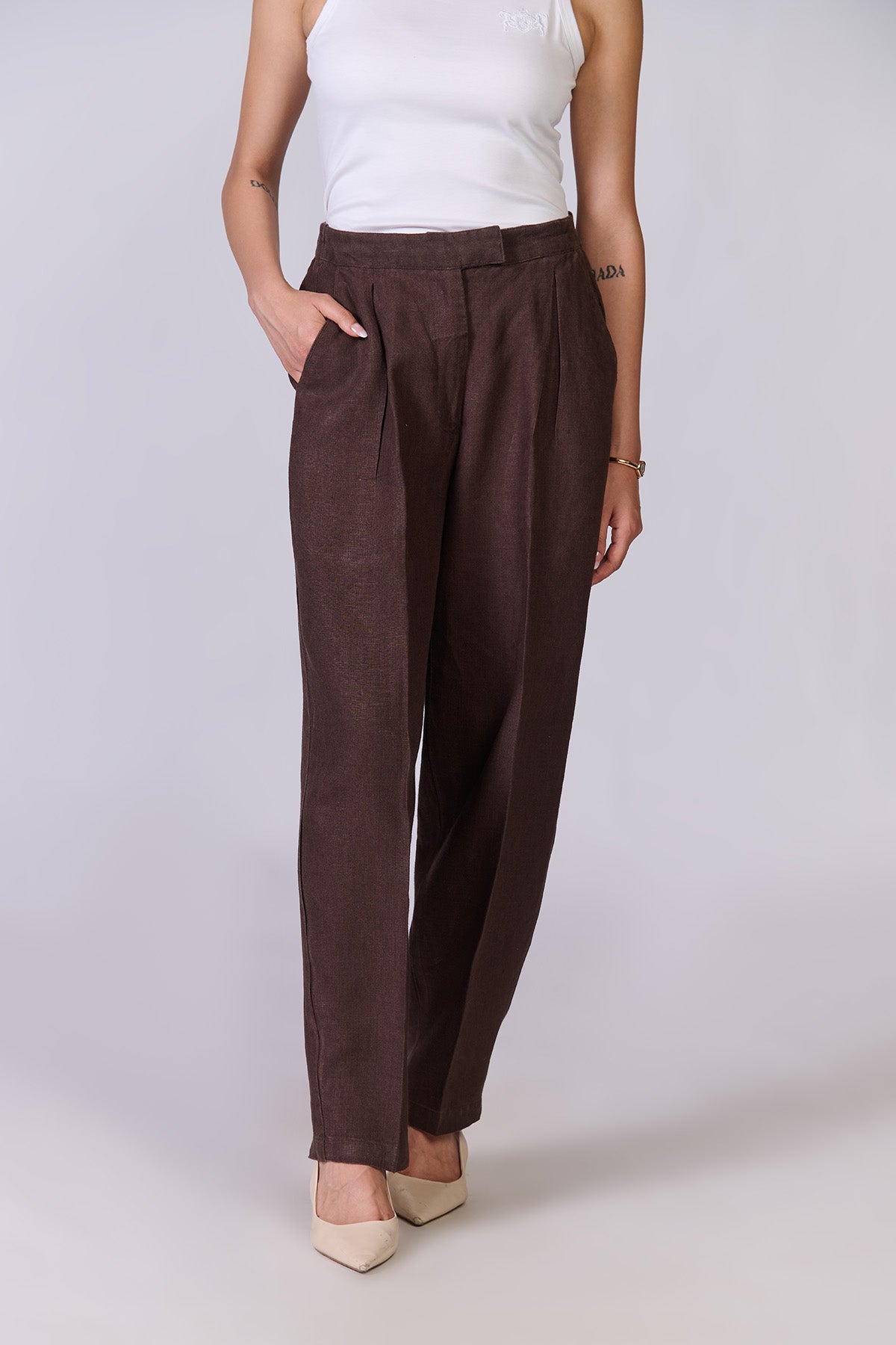 Monture Milano Linen Balloon Trousers - Women