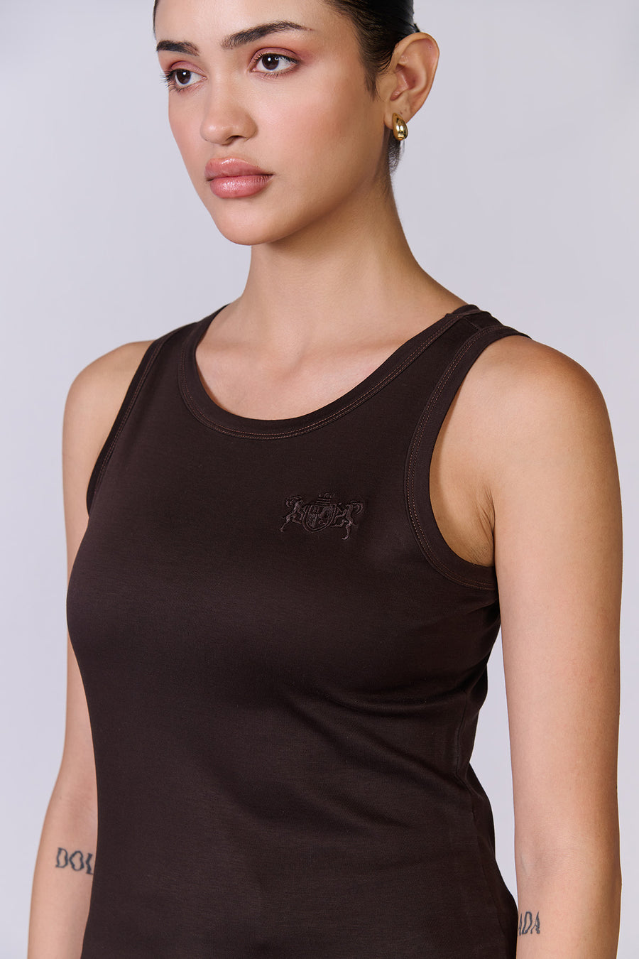Monture Riviera Tanktop for women in chocolate brown — image 1