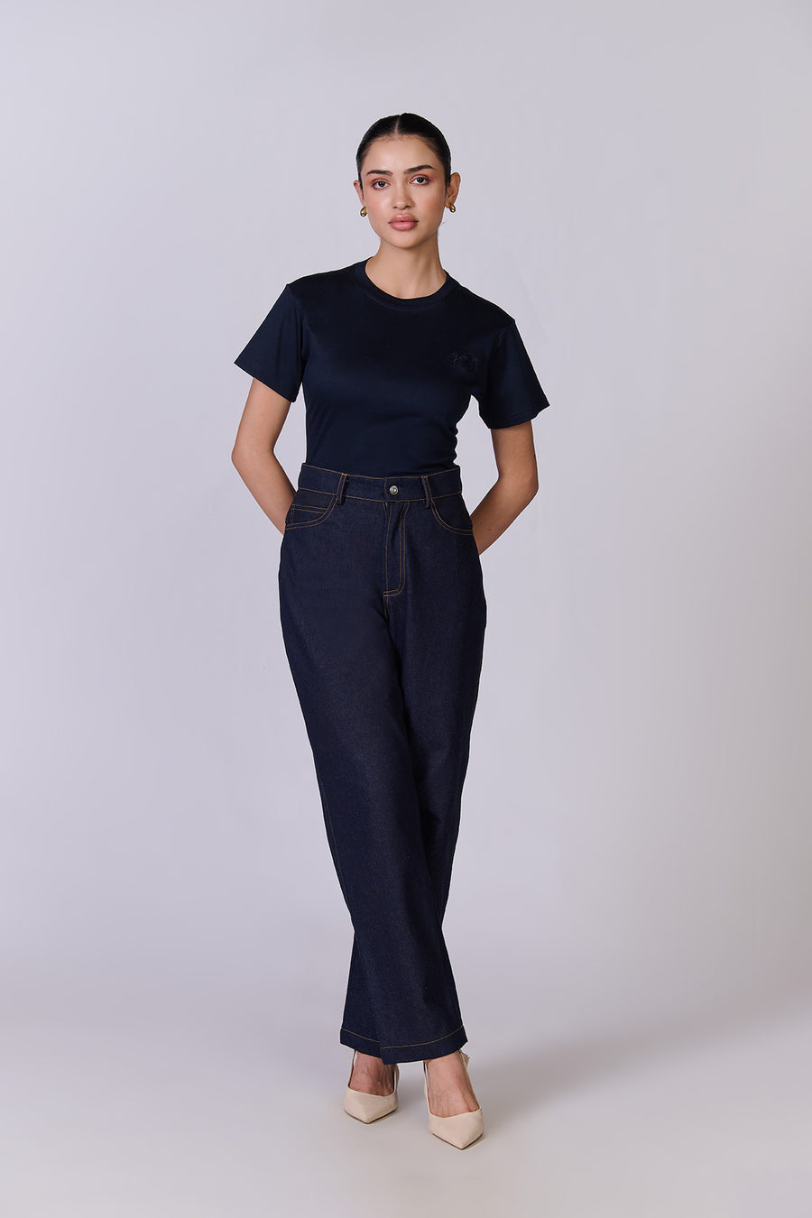 Monture Riviera Tee for women in midnight blue — image 6